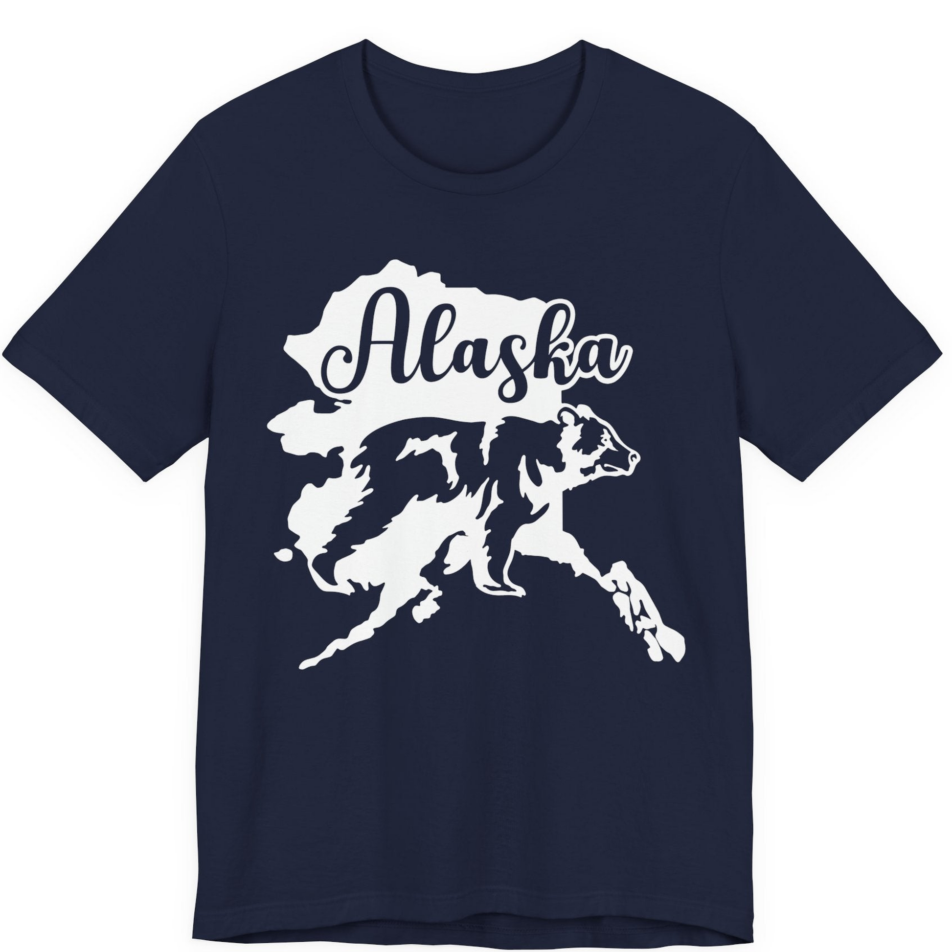 Alaska Bear Silhouette Shirt Premium T-Shirt – Alaska Cruise Shirts