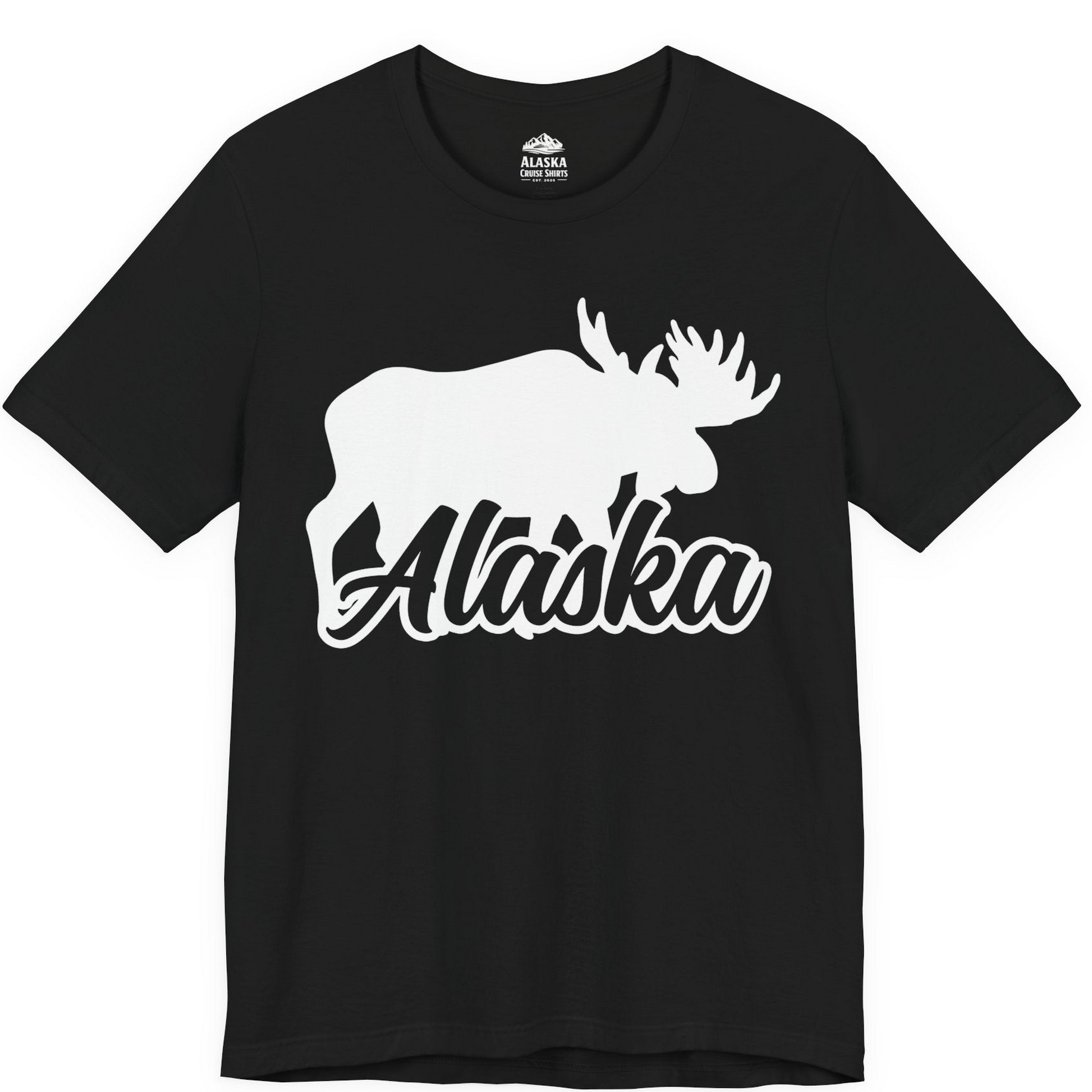 Alaska Moose Wildlife Silhouette Shirt Premium T-Shirt – Alaska Cruise Shirts