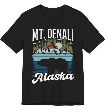 Mt Denali Alaska Bear Wilderness Shirt Premium T-Shirt – Alaska Cruise Shirts