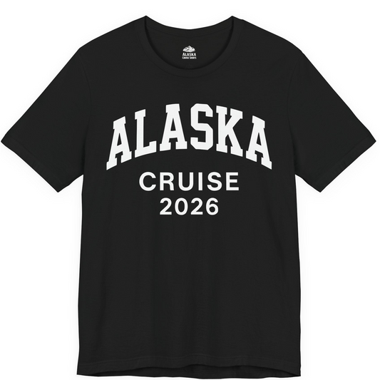 Alaska Cruise 2026 Bold Collegiate Vacation Travel Shirt — Premium Tee Premium T-Shirt – Alaska Cruise Shirts