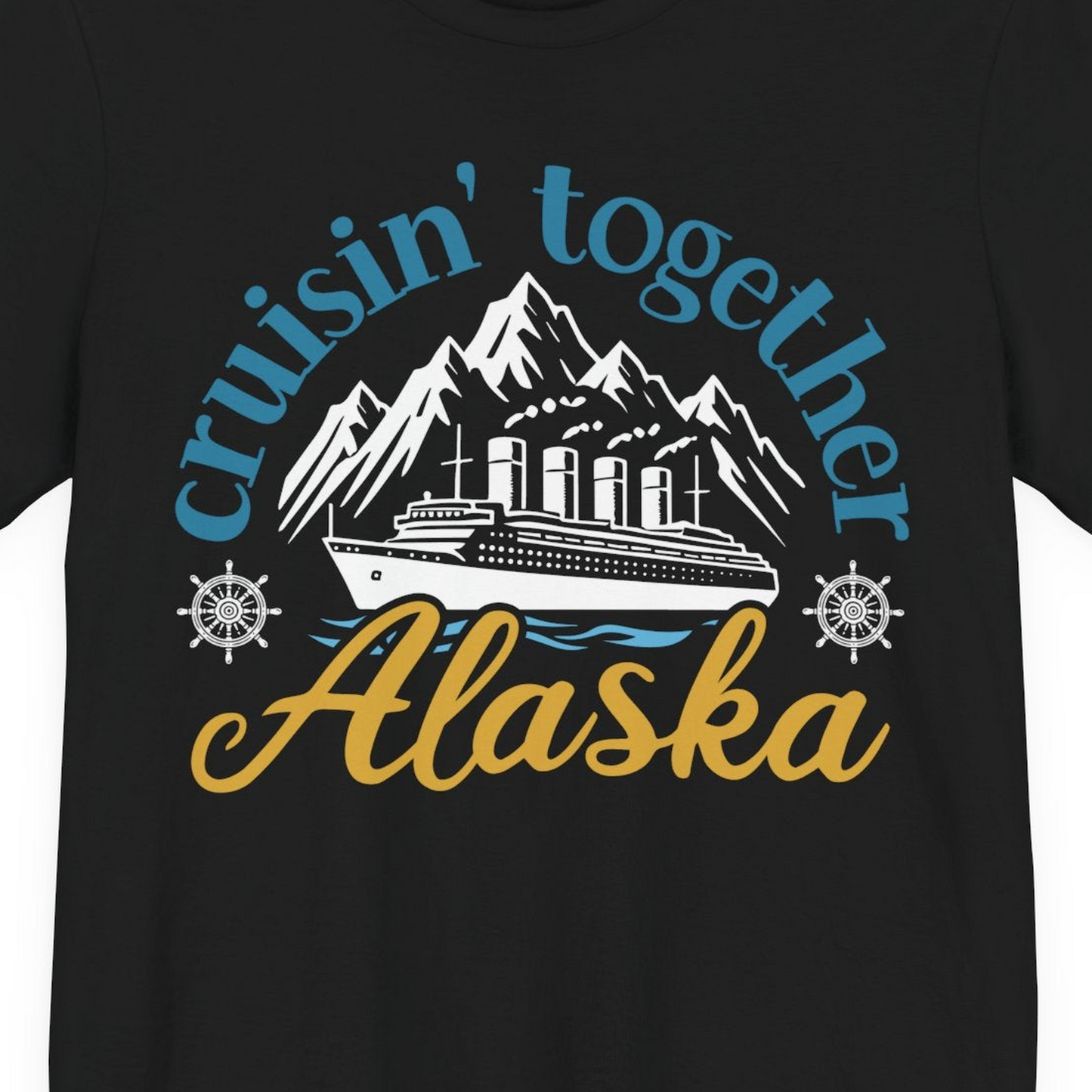 Alaska Cruise Adventure Shirt Premium T-Shirt – Alaska Cruise Shirts Close Up