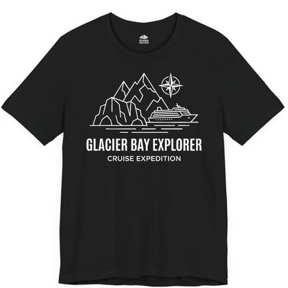 Glacier Bay Alaska Cruise Shirt Premium T-Shirt – Alaska Cruise Shirts Close Up