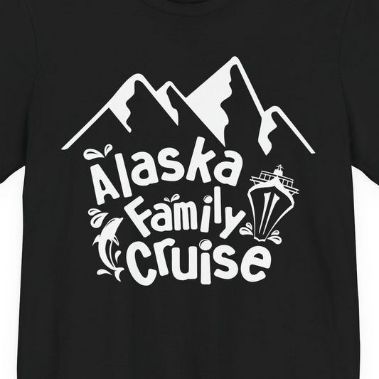 Alaska Family Cruise Adventure Shirt Premium T-Shirt – Alaska Cruise Shirts Close Up
