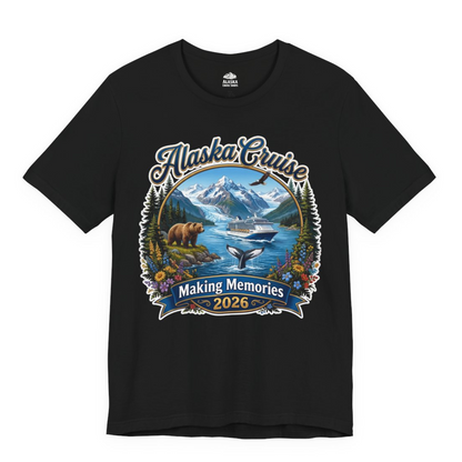 Alaska Cruise 2026 Making Memories Nature Travel Shirt — Premium Tee Premium T-Shirt – Alaska Cruise Shirts Close Up
