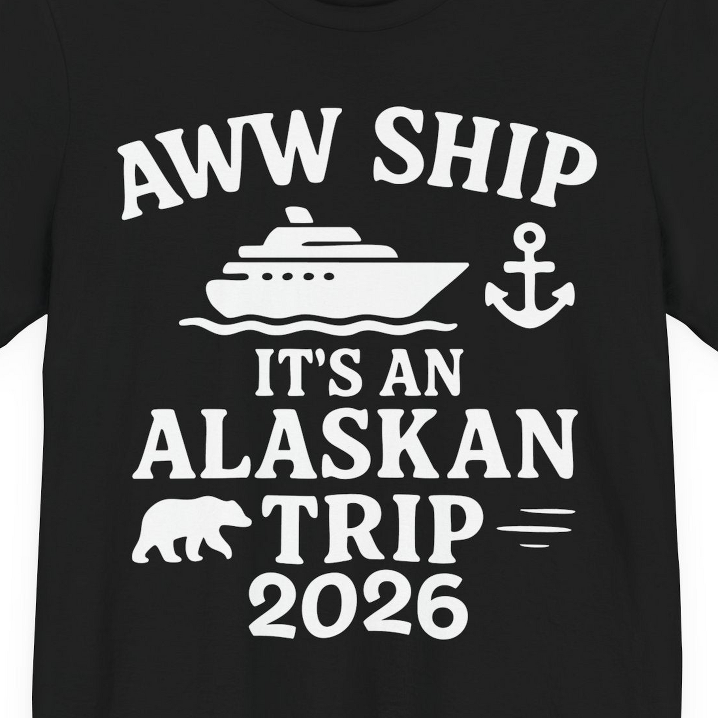 Alaska Cruise Shirt Premium T-Shirt – Alaska Cruise Shirts Close Up
