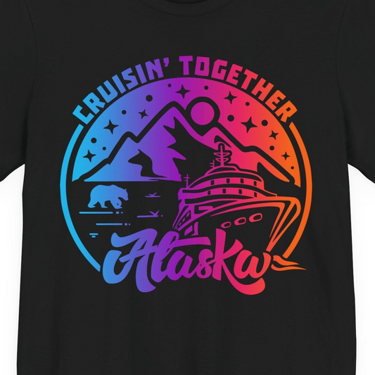 Alaska Cruise Shirt Premium T-Shirt – Alaska Cruise Shirts Close Up
