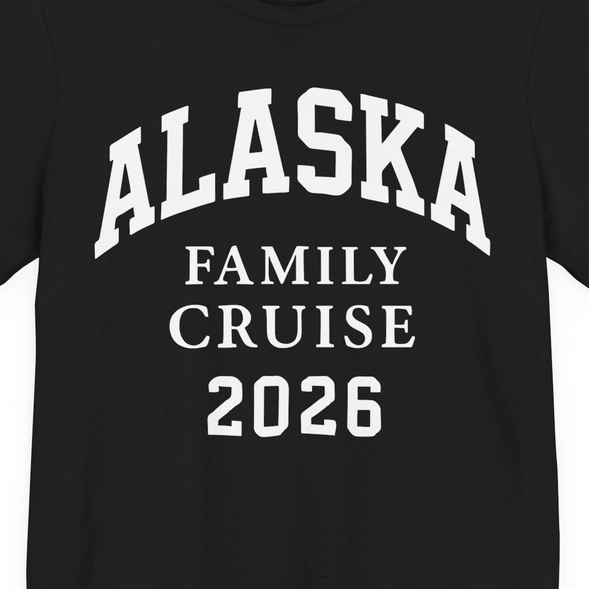 Alaska Family Cruise 2026 Matching Vacation Shirt for Groups — Premium Tee Premium T-Shirt – Alaska Cruise Shirts Close Up
