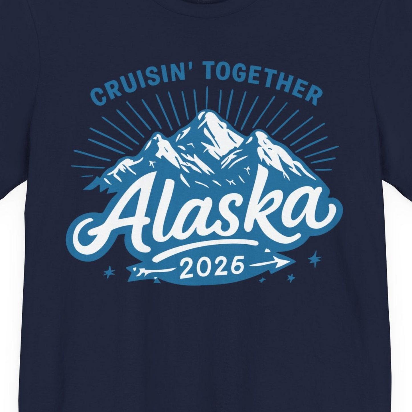 Alaska Cruise Mountains Adventure Shirt Premium T-Shirt – Alaska Cruise Shirts Close Up