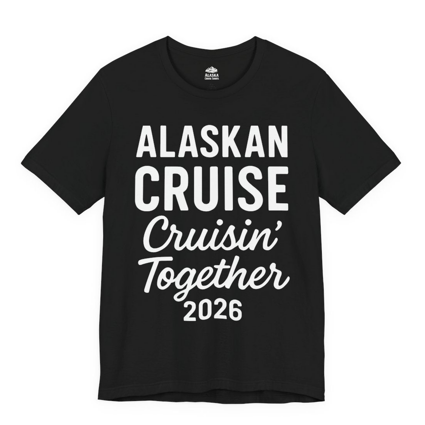 Alaskan Cruise Cruisin Together 2026 Group Vacation Shirt — Premium Tee Premium T-Shirt – Alaska Cruise Shirts Close Up