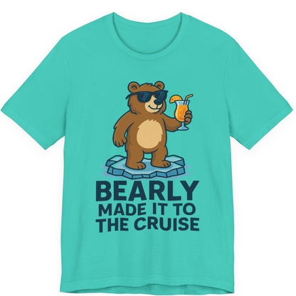 Bear Cruise Shirt Premium T-Shirt – Teal – Alaska Cruise Shirts