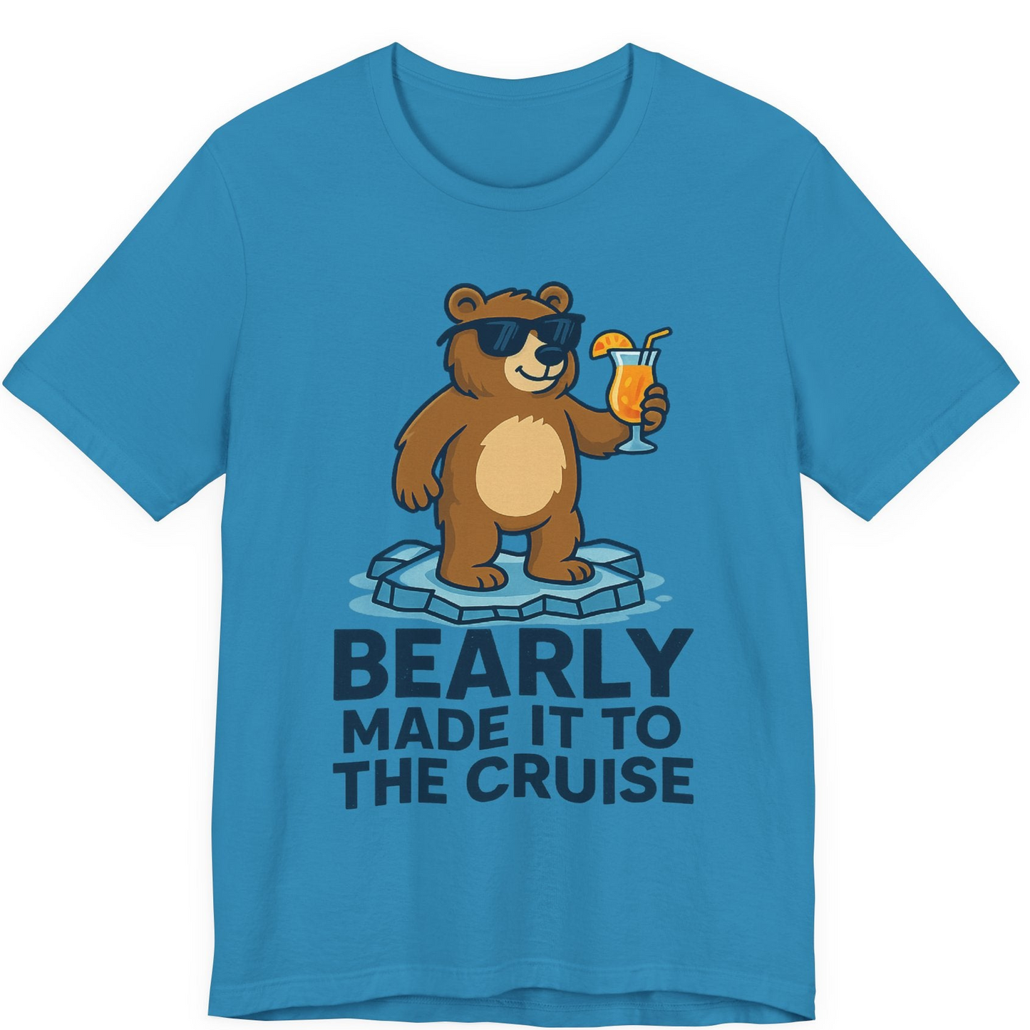 Bear Cruise Shirt Premium T-Shirt – Aqua – Alaska Cruise Shirts