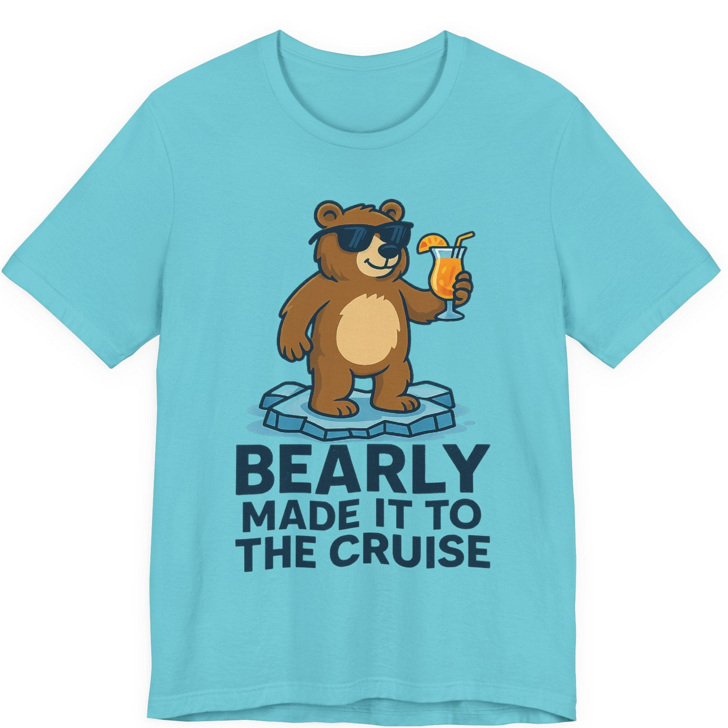 Bear Cruise Shirt Premium T-Shirt – Turquoise – Alaska Cruise Shirts