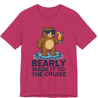 Bear Cruise Shirt Premium T-Shirt – Berry – Alaska Cruise Shirts