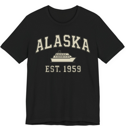 Alaska Cruise Shirt Premium T-Shirt – Black – Alaska Cruise Shirts