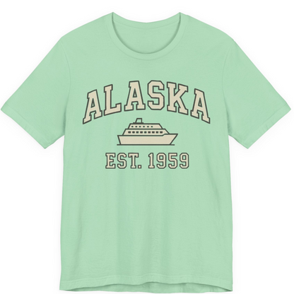 Alaska Cruise Shirt Premium T-Shirt – Mint – Alaska Cruise Shirts