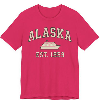 Alaska Cruise Shirt Premium T-Shirt – Fuchsia – Alaska Cruise Shirts