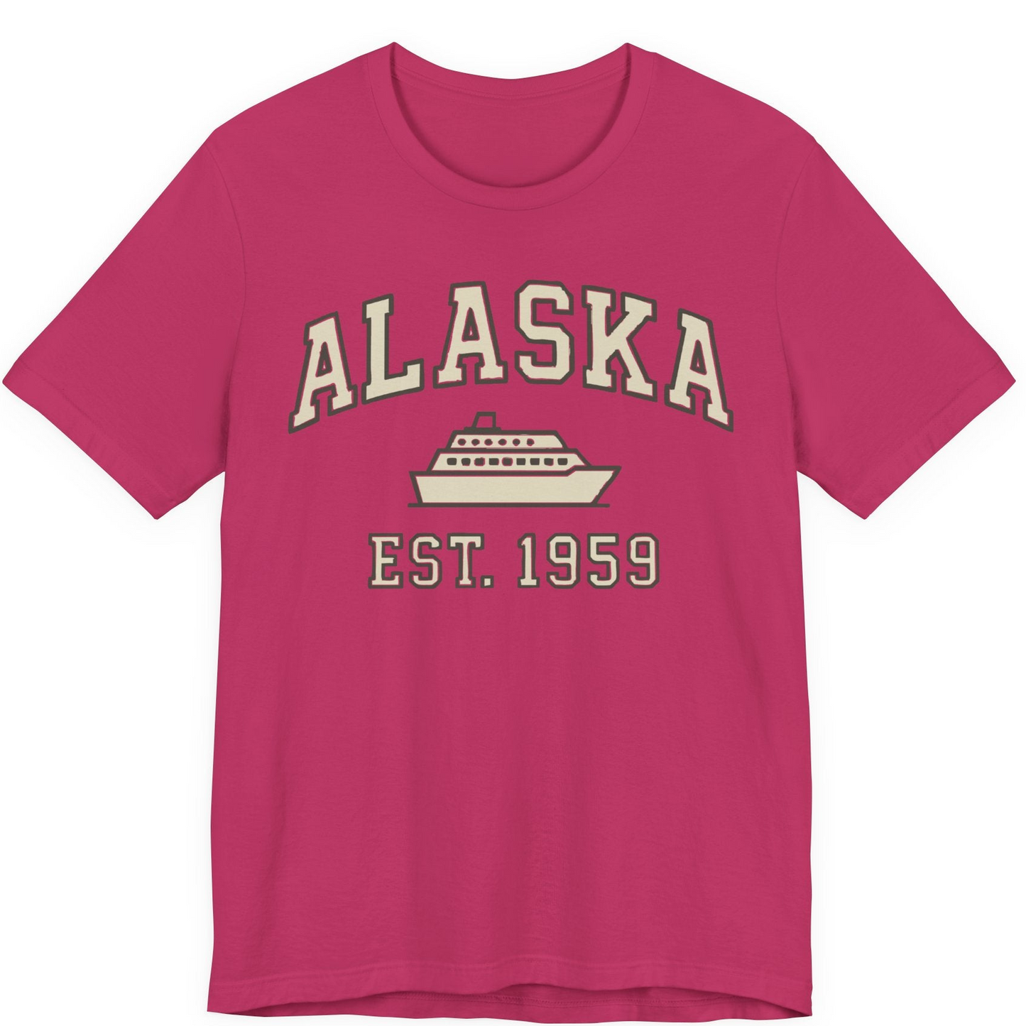 Alaska Cruise Shirt Premium T-Shirt – Berry – Alaska Cruise Shirts