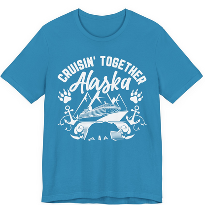 Alaska Cruise Adventure Shirt Premium T-Shirt – Aqua – Alaska Cruise Shirts