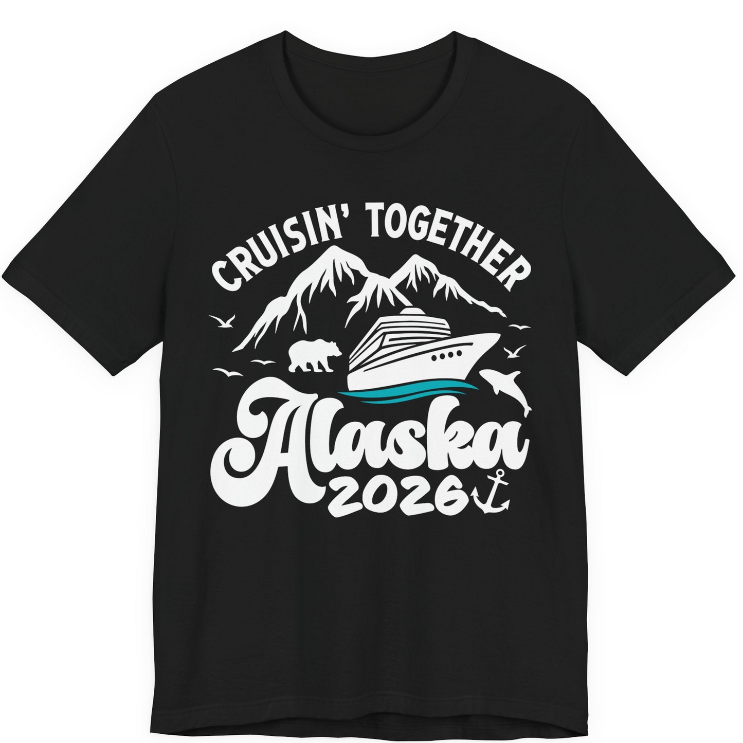 Alaska Cruise Adventure Shirt Premium T-Shirt – Black – Alaska Cruise Shirts