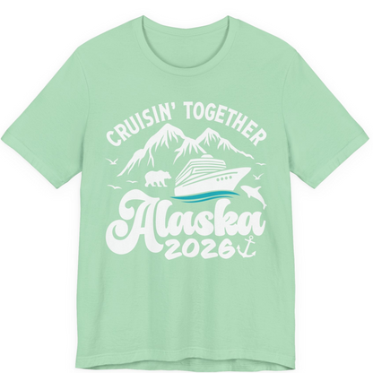 Alaska Cruise Adventure Shirt Premium T-Shirt – Mint – Alaska Cruise Shirts