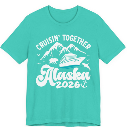 Alaska Cruise Adventure Shirt Premium T-Shirt – Teal – Alaska Cruise Shirts