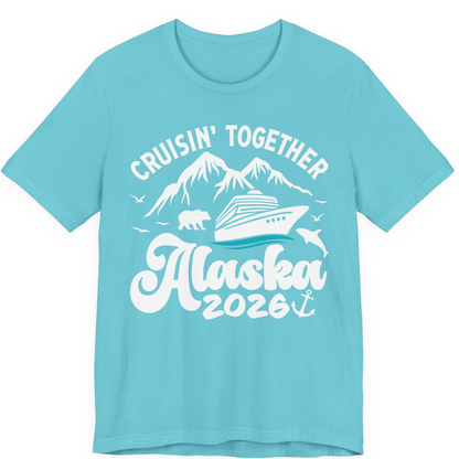 Alaska Cruise Adventure Shirt Premium T-Shirt – Turquoise – Alaska Cruise Shirts