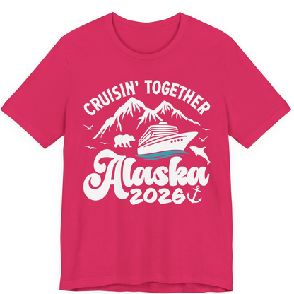 Alaska Cruise Adventure Shirt Premium T-Shirt – Fuchsia – Alaska Cruise Shirts