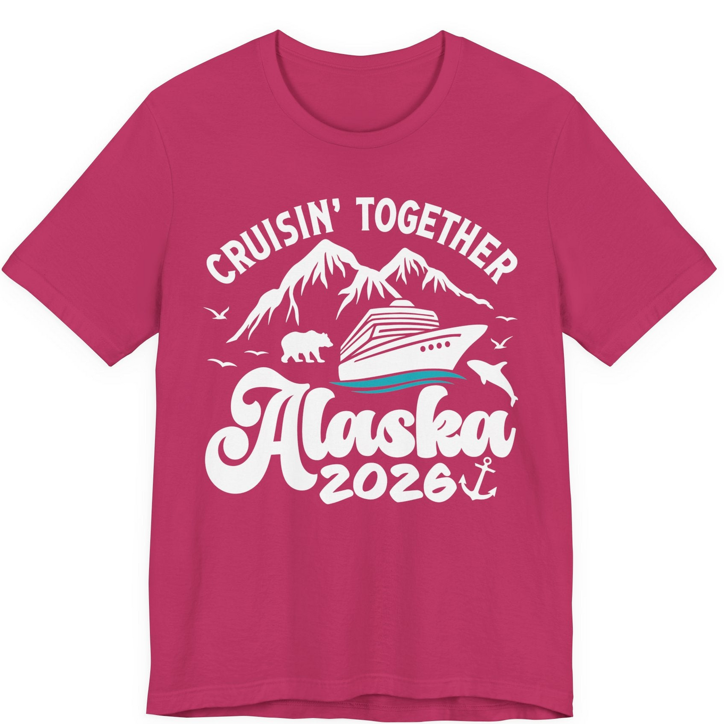 Alaska Cruise Adventure Shirt Premium T-Shirt – Berry – Alaska Cruise Shirts