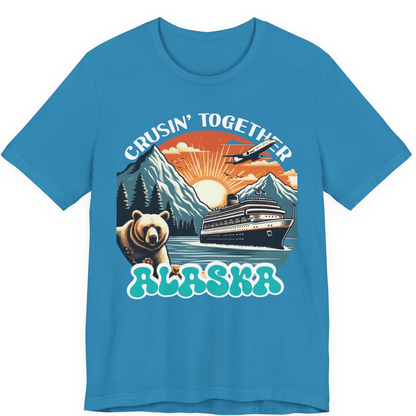 Alaska Cruise Shirt Premium T-Shirt – Aqua – Alaska Cruise Shirts