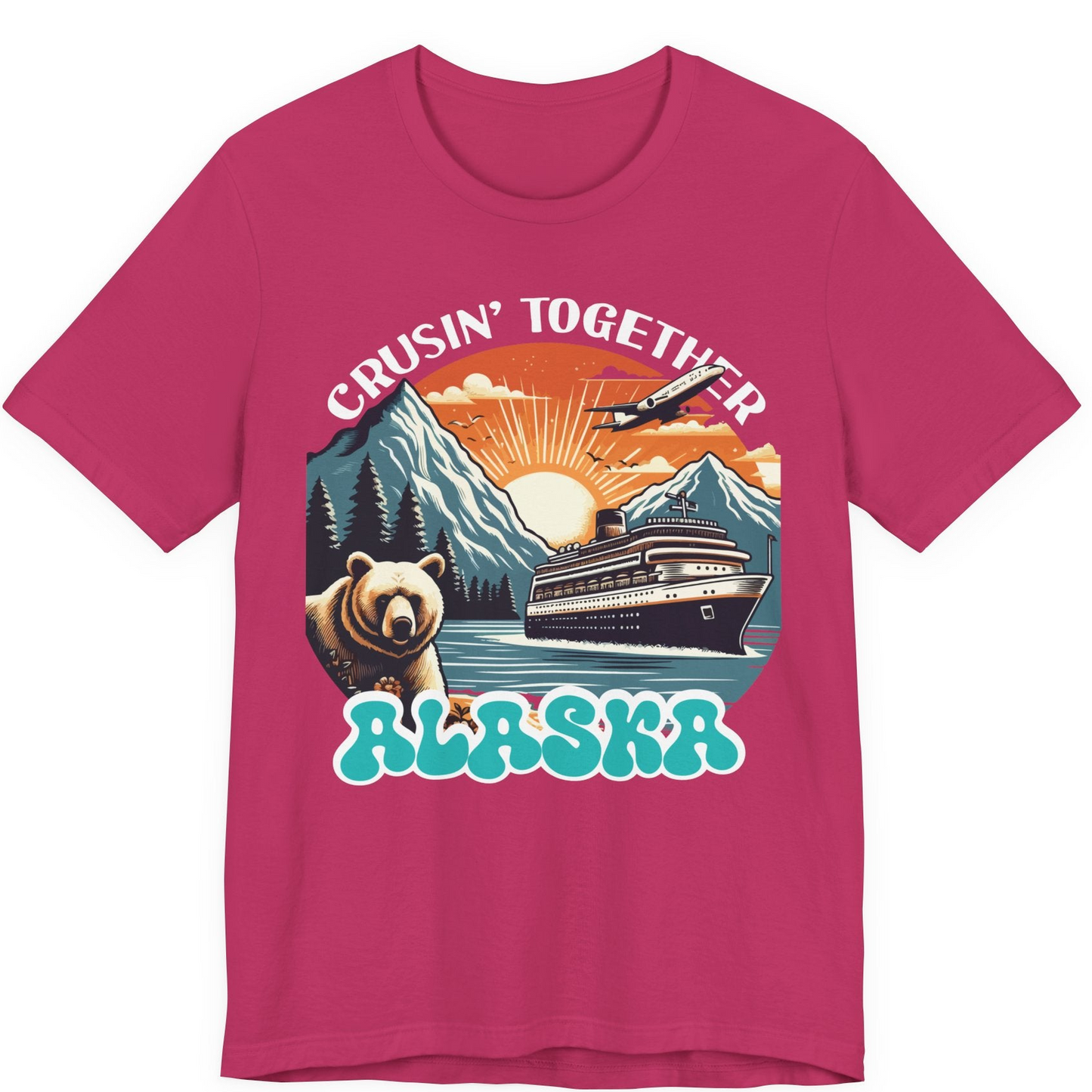 Alaska Cruise Shirt Premium T-Shirt – Berry – Alaska Cruise Shirts
