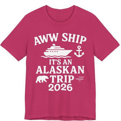 Alaska Cruise Shirt Premium T-Shirt – Berry – Alaska Cruise Shirts