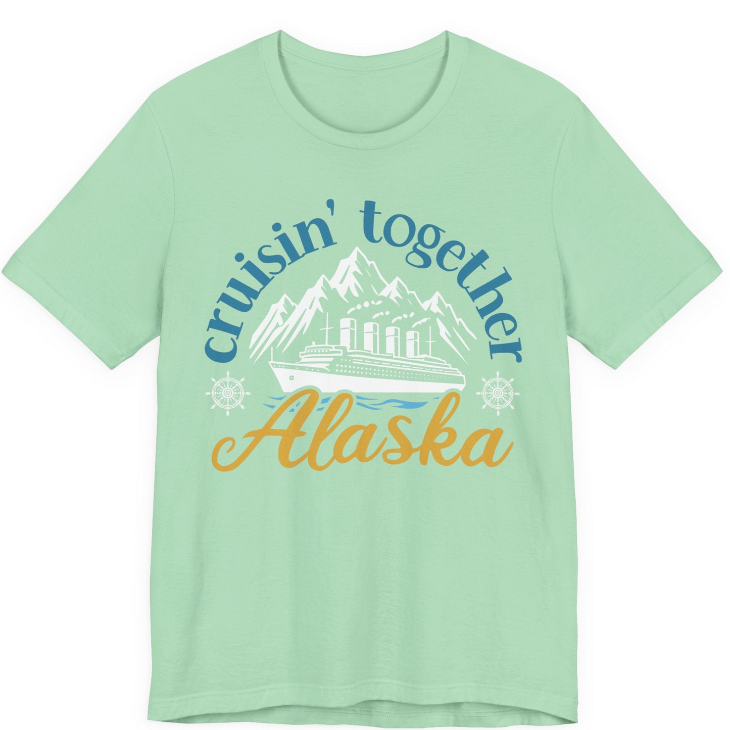 Alaska Cruise Adventure Shirt Premium T-Shirt – Mint – Alaska Cruise Shirts