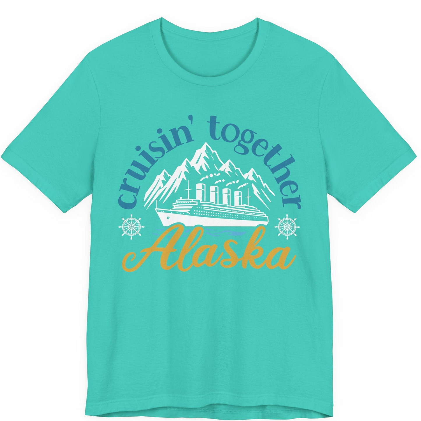 Alaska Cruise Adventure Shirt Premium T-Shirt – Teal – Alaska Cruise Shirts
