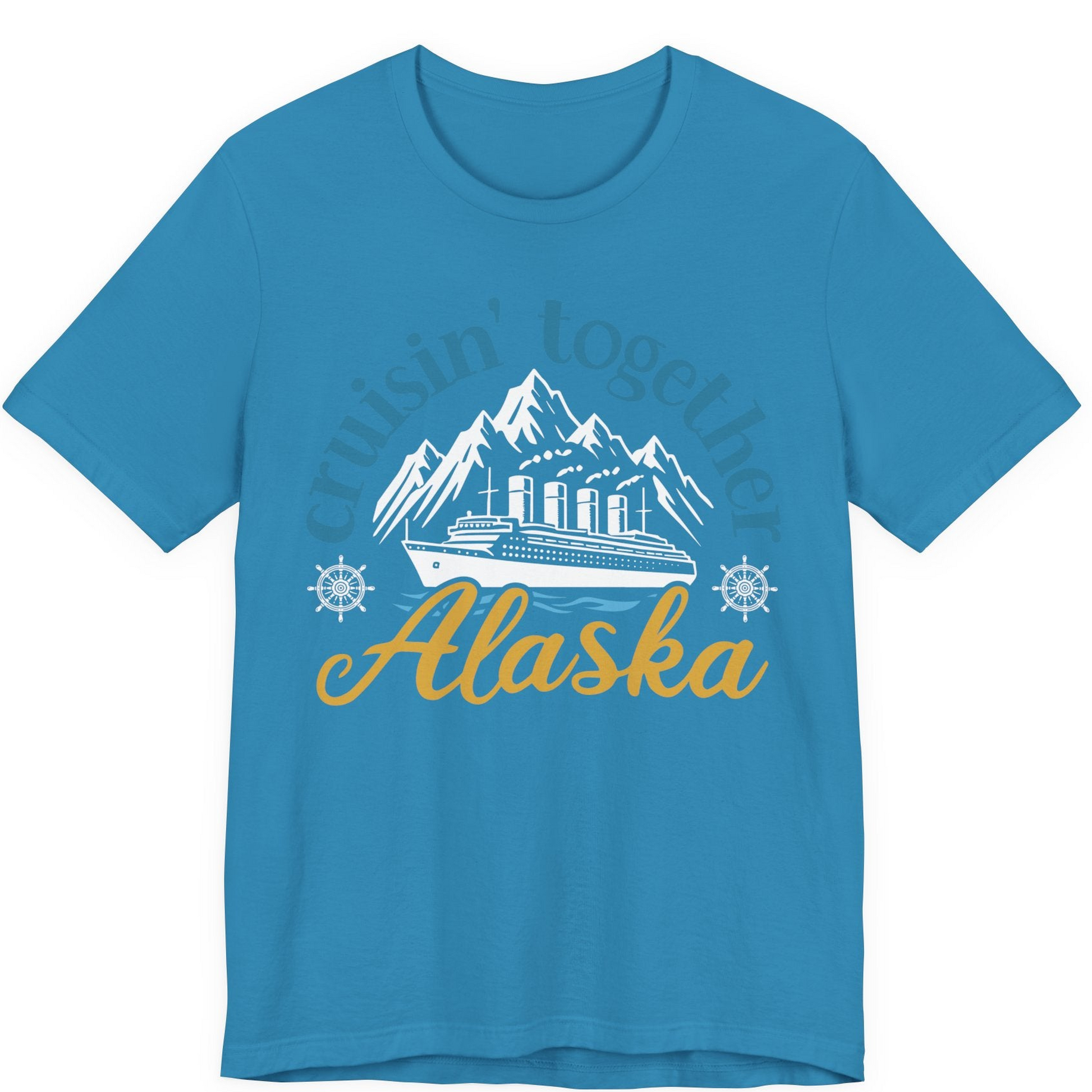Alaska Cruise Adventure Shirt Premium T-Shirt – Aqua – Alaska Cruise Shirts