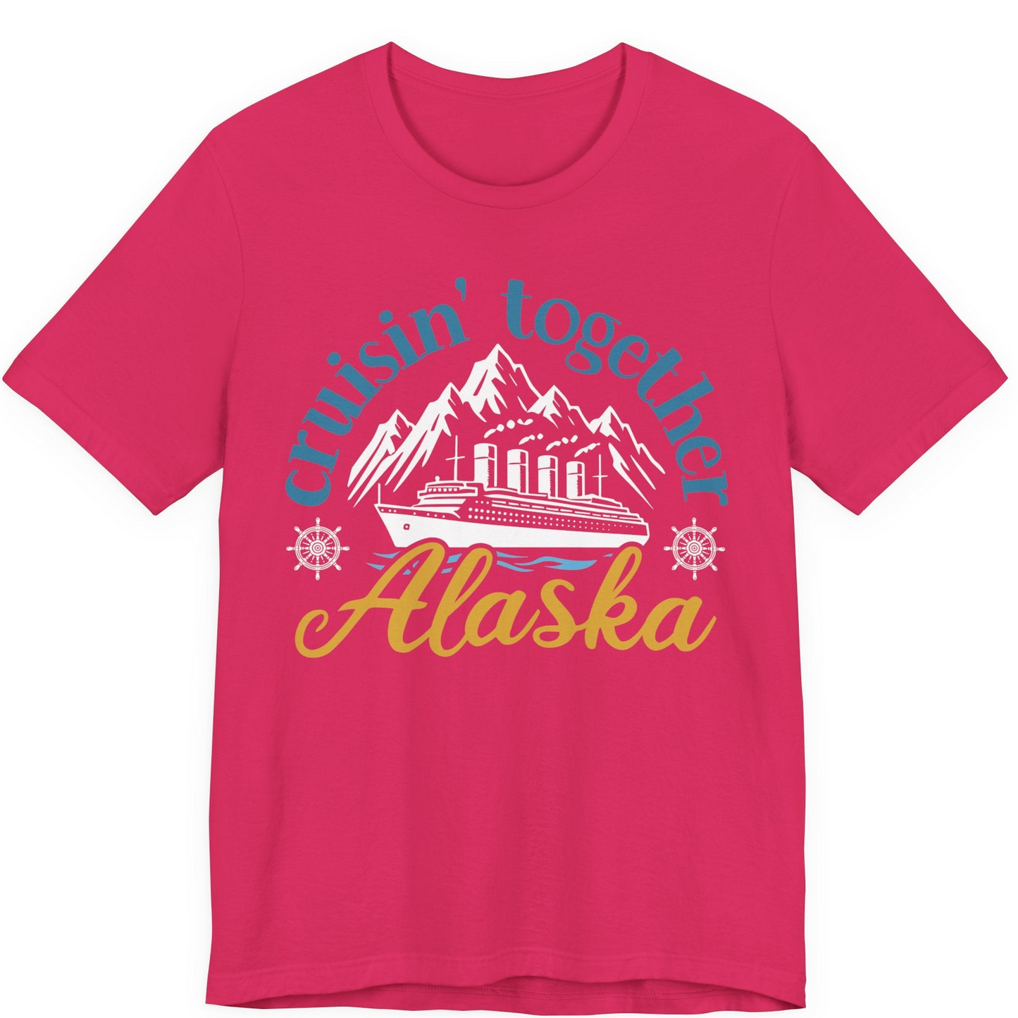 Alaska Cruise Adventure Shirt Premium T-Shirt – Fuchsia – Alaska Cruise Shirts