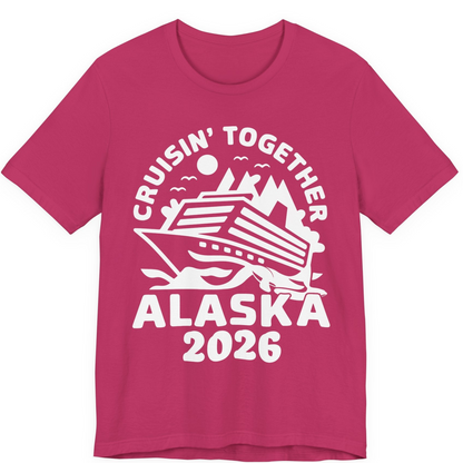 Cruisin Together Alaska Cruise Shirt Premium T-Shirt – Berry – Alaska Cruise Shirts