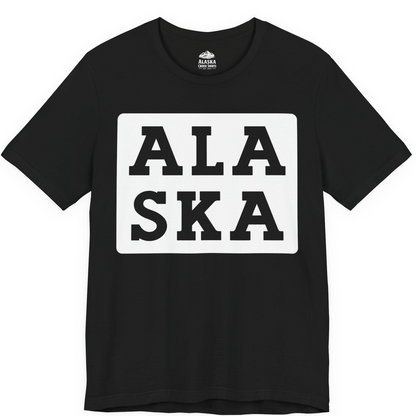 Bold Alaska Block Text Shirt Premium T-Shirt – Black – Alaska Cruise Shirts