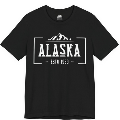 Vintage Alaska Estd 1959 Shirt Premium T-Shirt – Black – Alaska Cruise Shirts