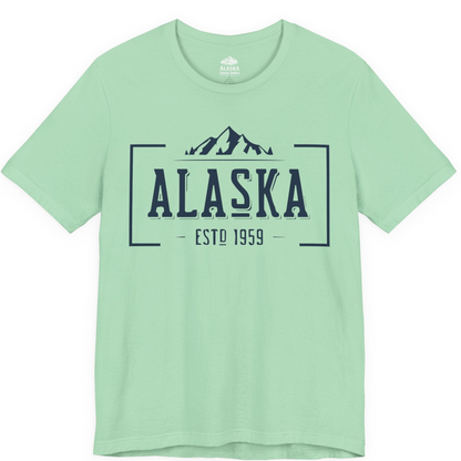 Vintage Alaska Estd 1959 Shirt Premium T-Shirt – Mint – Alaska Cruise Shirts