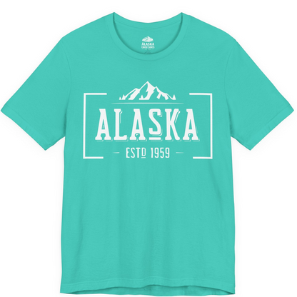 Vintage Alaska Estd 1959 Shirt Premium T-Shirt – Teal – Alaska Cruise Shirts