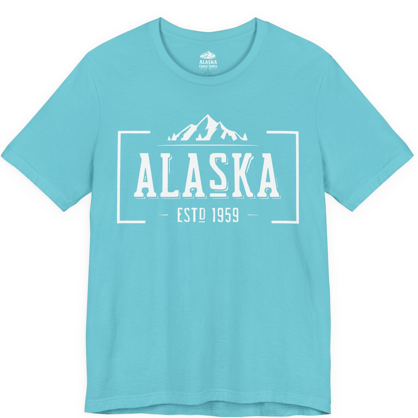 Vintage Alaska Estd 1959 Shirt Premium T-Shirt – Turquoise – Alaska Cruise Shirts