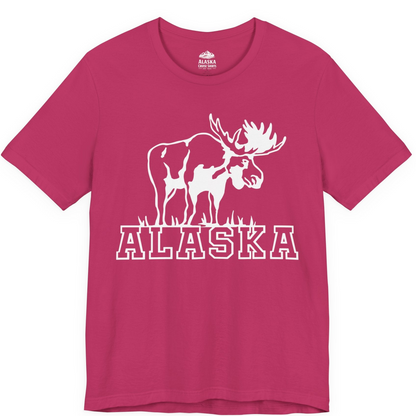 Alaska Moose Silhouette Shirt Premium T-Shirt – Berry – Alaska Cruise Shirts