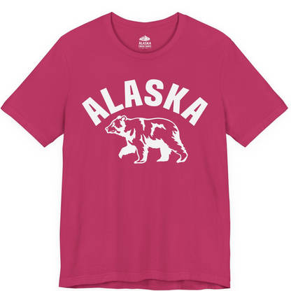 Alaska Bear Silhouette Wildlife Shirt Premium T-Shirt – Berry – Alaska Cruise Shirts