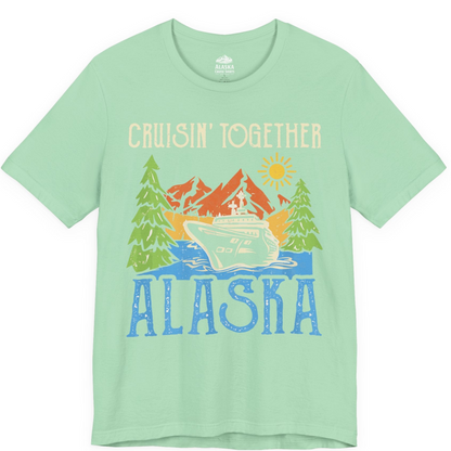 Alaska Cruise Adventure Nature Landscape Retro Family Shirt — Premium Tee Premium T-Shirt – Mint – Alaska Cruise Shirts