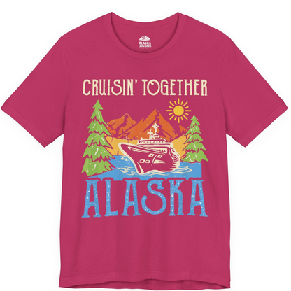 Alaska Cruise Adventure Nature Landscape Retro Family Shirt — Premium Tee Premium T-Shirt – Berry – Alaska Cruise Shirts