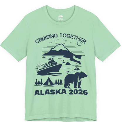Alaska Cruise 2026 Family Adventure Bear Mountain Nature Shirt — Premium Tee Premium T-Shirt – Mint – Alaska Cruise Shirts