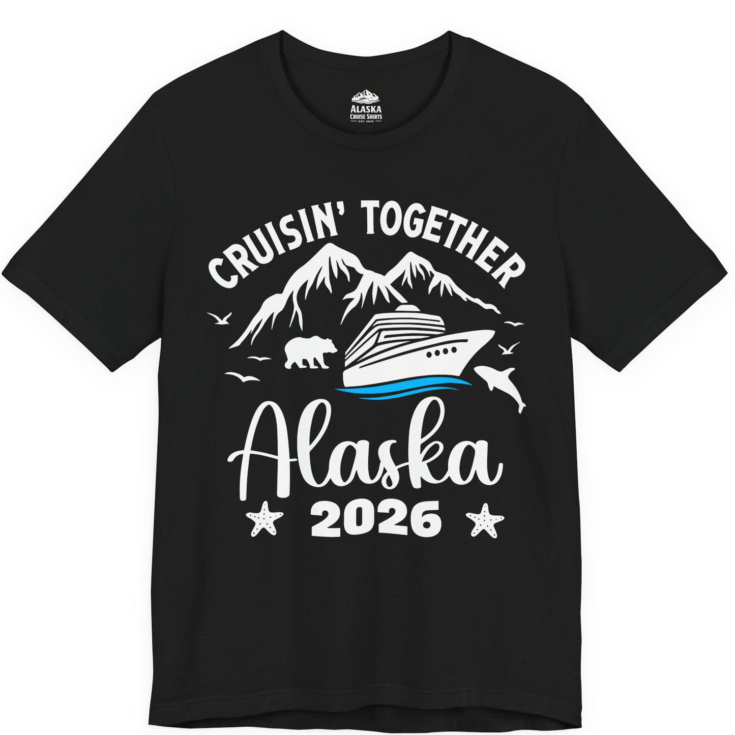 Alaska Cruise Adventure 2026 Shirt Premium T-Shirt – Black – Alaska Cruise Shirts