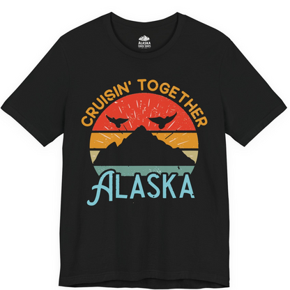 Retro Alaska Cruise Shirt Premium T-Shirt – Black – Alaska Cruise Shirts