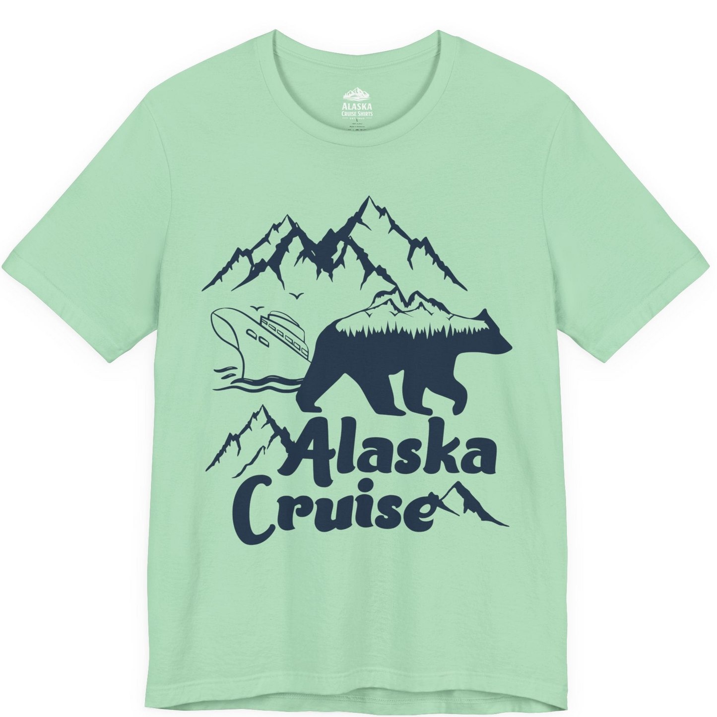 Alaska Cruise Shirt Premium T-Shirt – Mint – Alaska Cruise Shirts