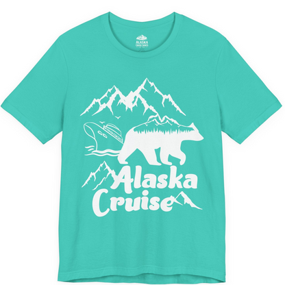 Alaska Cruise Shirt Premium T-Shirt – Teal – Alaska Cruise Shirts